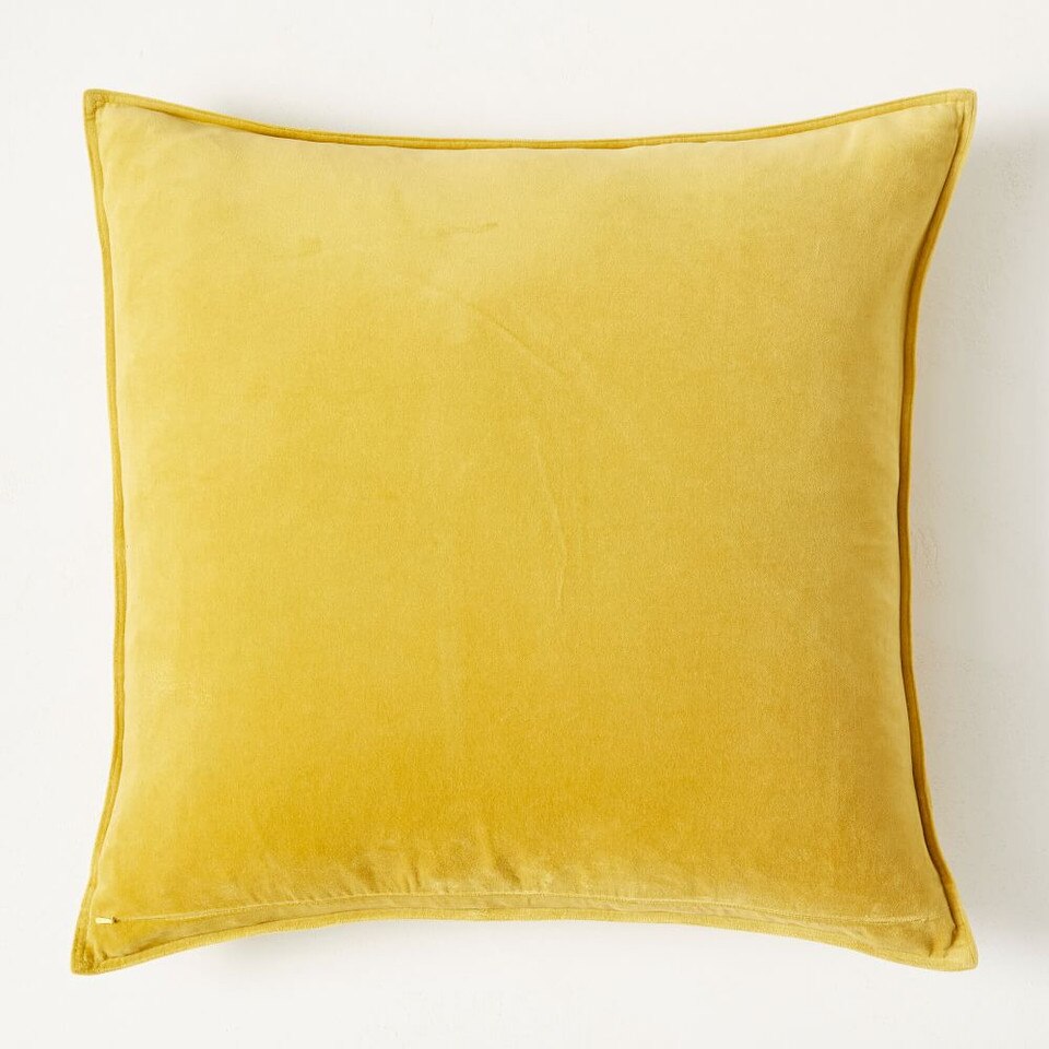Washed Cotton Velvet Cushion Covers West Elm Australia